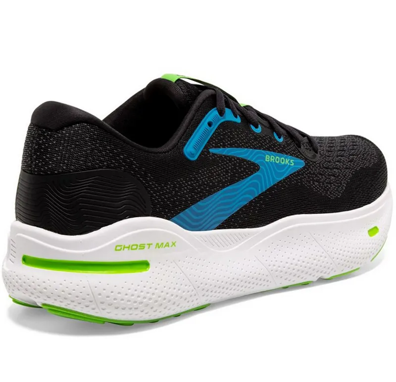Brooks Men's Ghost Max Black/Atomic Blue/Jasmine-3